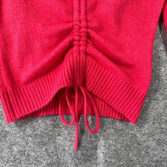 Guess Y2K Pink Lace Up Sweater Barbie Core Pullover Cardigan Size Small - Picture 6 of 14